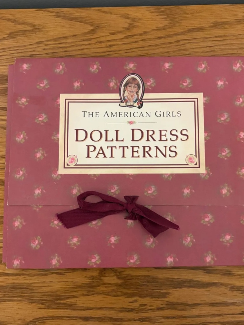 NWOT American Girls Doll Dress Patterns Molly 1990 Pleasant Company & FREE ITEMS